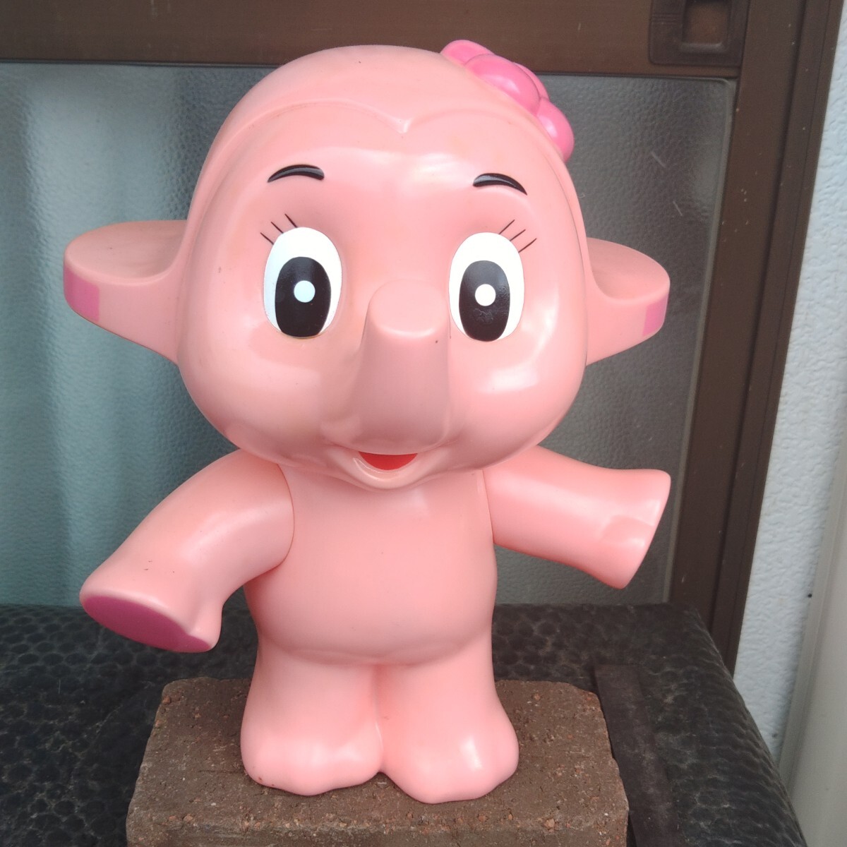 美品☆佐藤製薬サトコちゃん フィギュア 貯金箱 お面 うちわ他5点