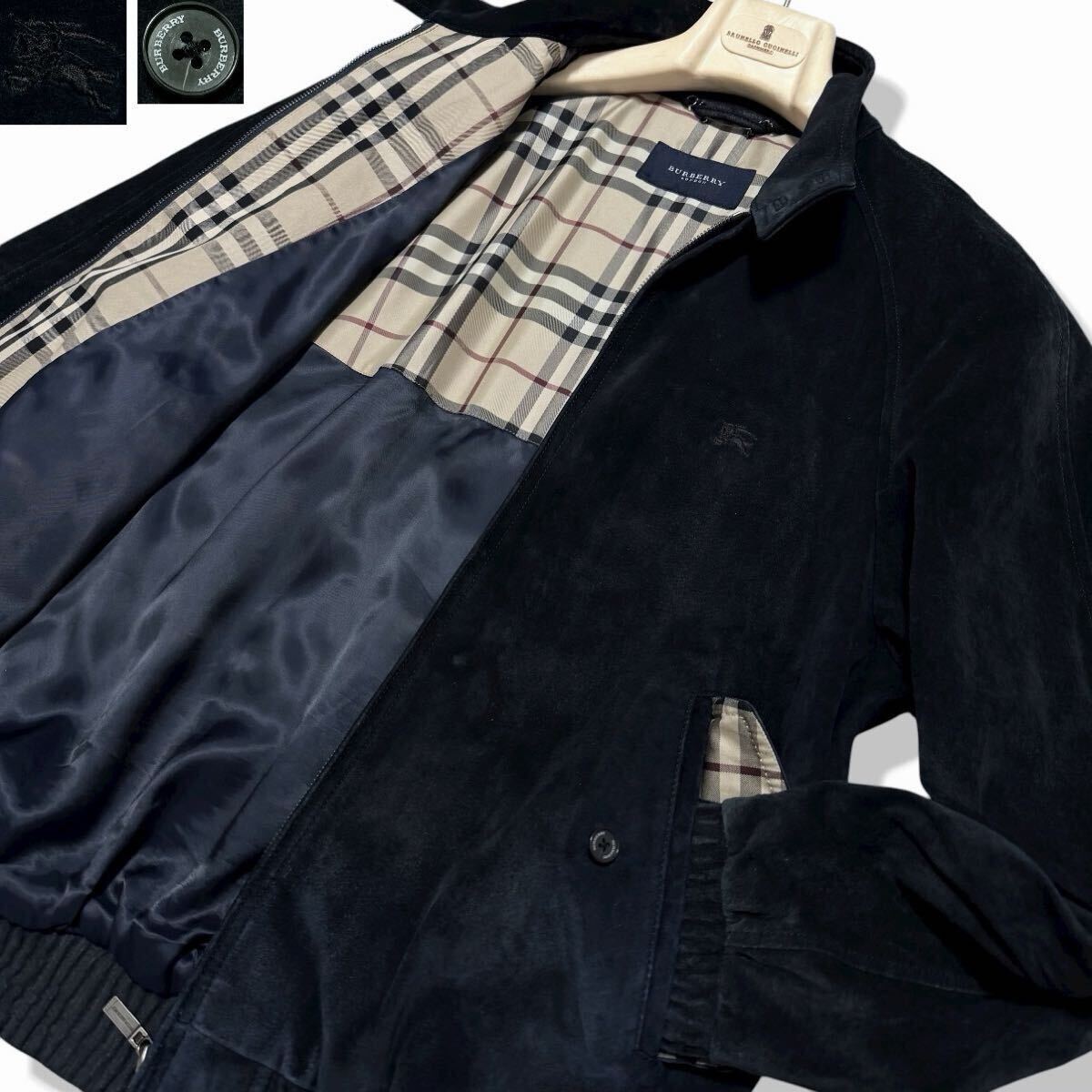 Yahoo!オークション -「バーバリー スウェード ジャケット」の落札相場