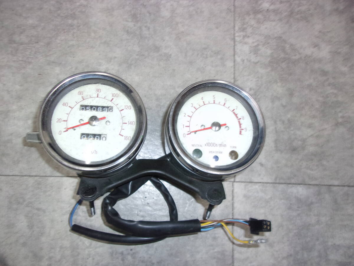 SR400 2H6 スピードメーター タコメーター ジャンク 純正品 Yahoo