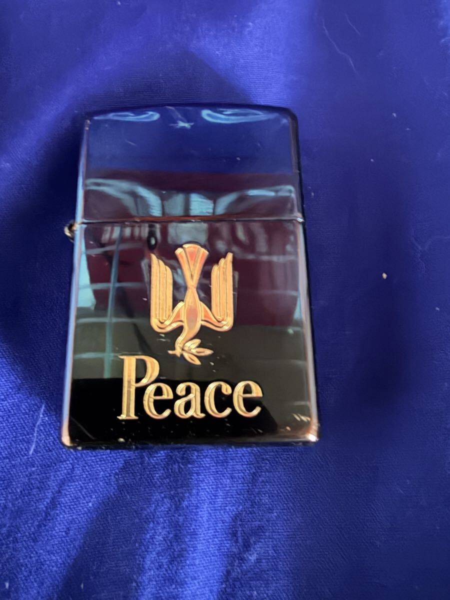 Yahoo!オークション -「ブルーチタン zippo peace」(Zippo) (ライター