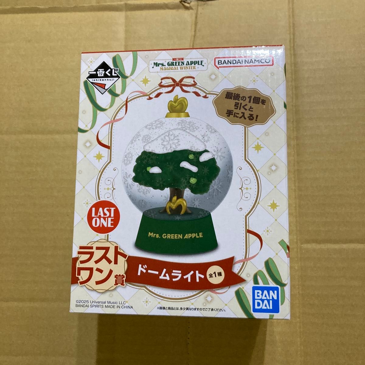 Mrs GREEN APPLE ミセス MGA 一番くじ ラストワン賞 ドームライト