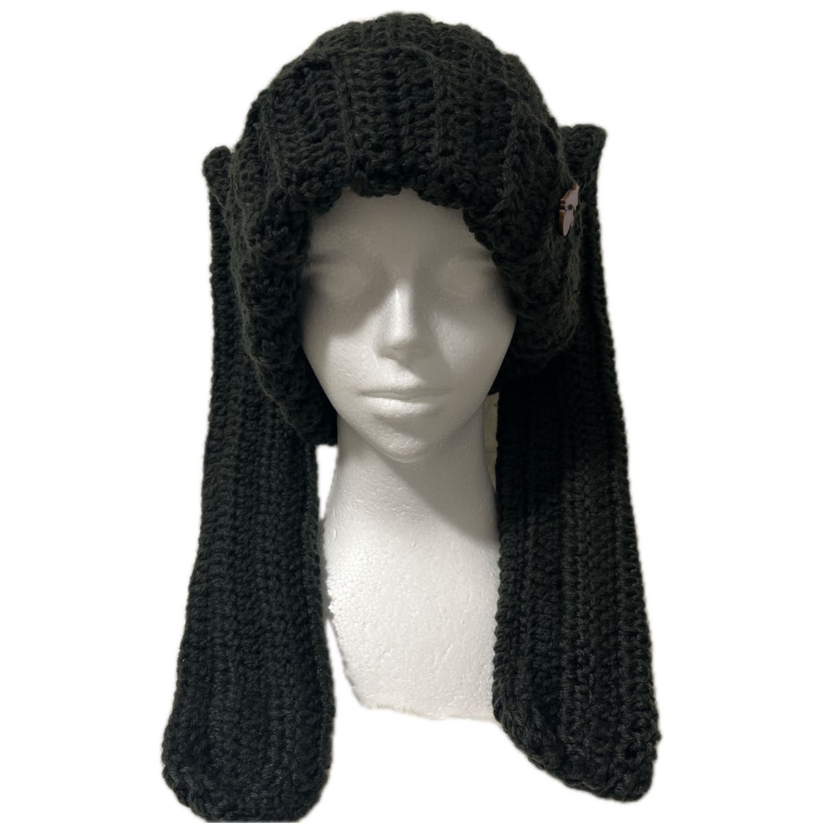 FR2 月桃 ニット帽 ニットキャップ ビーニー 沖縄 限定 ウサ耳 バニー