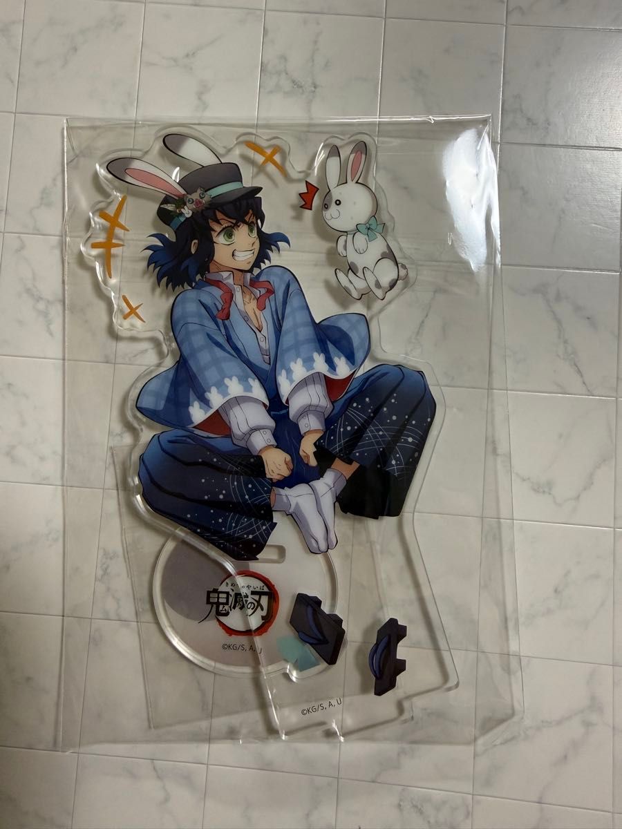 鬼滅の刃 卯年 嘴平伊之助 グリッター缶バッジ 兎年 AGF 2023｜Yahoo