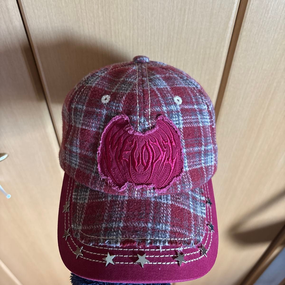 EC MELODI Red Plaid Star Studded Hat キャップ cap｜Yahoo!フリマ
