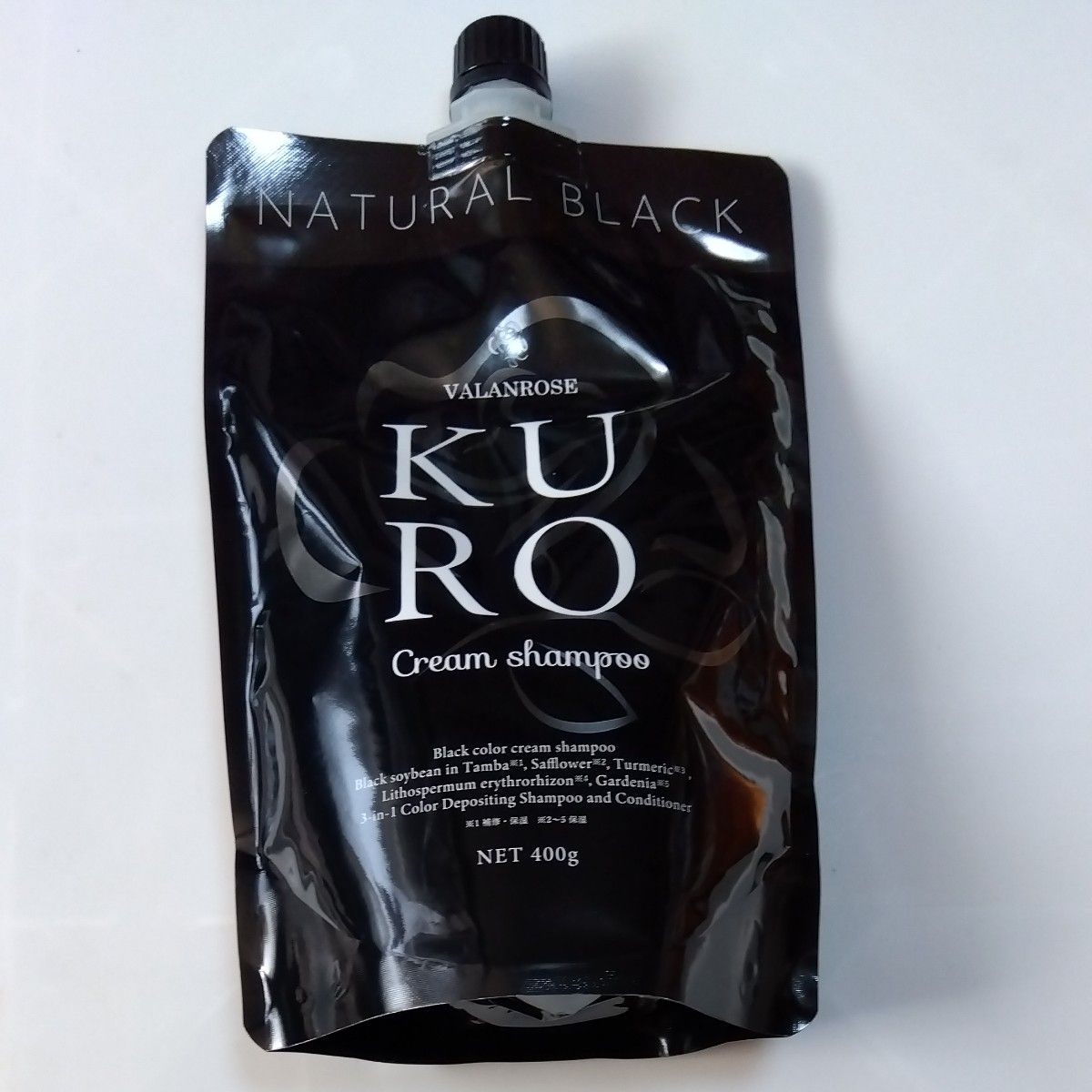 VR バランローズ KUROクリームシャンプー ナチュラルブラック400g×2個