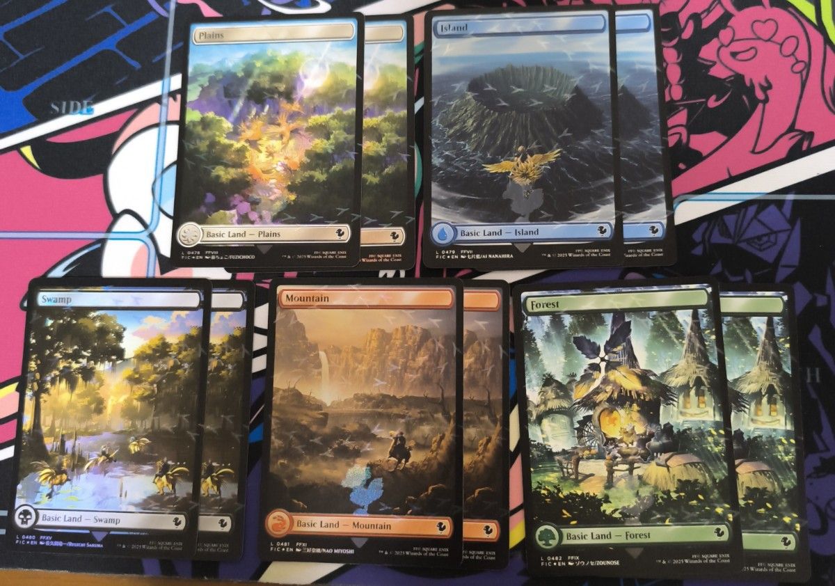 即日発送 森32枚 MTG土地 チョコボ・トラックfoil チョコボバンドル