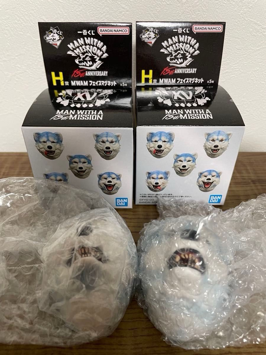 マンウィズ H賞 フェイスマグネット 一番くじ マグネット グッズ 1番
