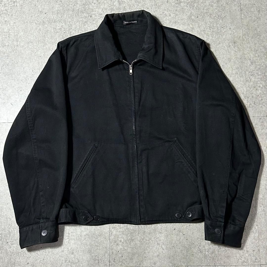 90's agnes b アニエスベー 八の字ジップコットンツイルジャケット 3