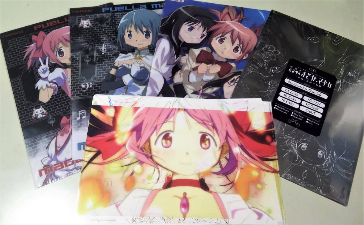 まどマギ 複製原画付クリアファイル まどマギ 複製原画付クリア