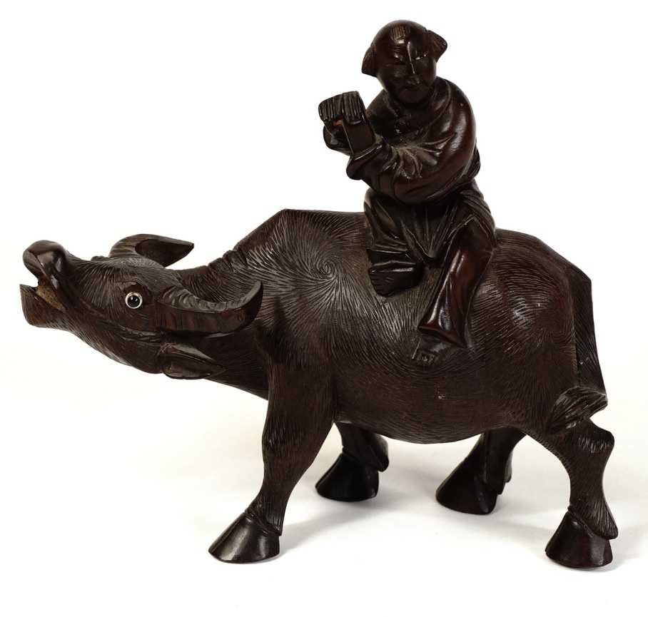 備前焼 騎牛帰家童子像 木村友敬 【公式通販】
