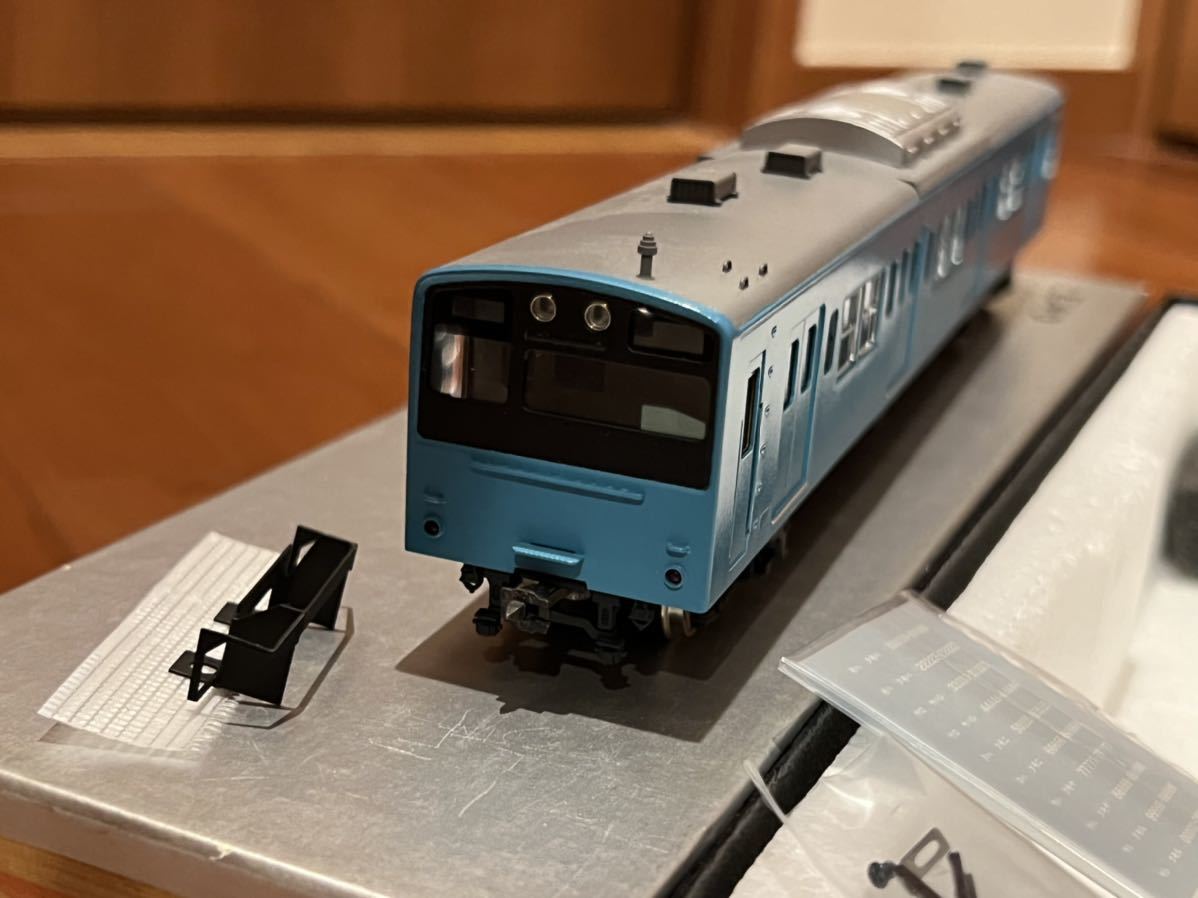 ☆1円 エンドウ HOゲージ 201系通勤形電車 クハ200 オレンジ/外箱・取