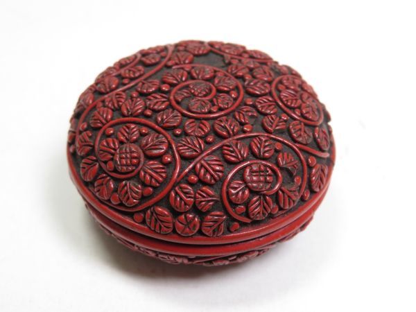 堤物 コレクターより買取品 堆朱根付 明治時代（初品・買取品）