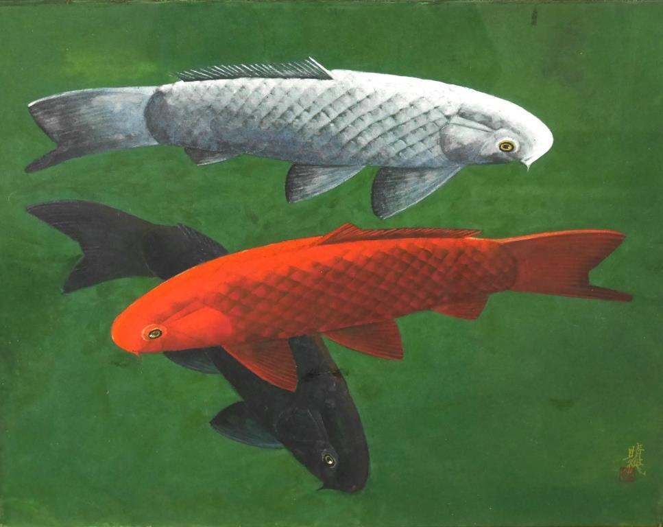 期間限定発送❢※ 五十嵐晴徳 「双鯉」 期間限定発送❢※ 五十嵐