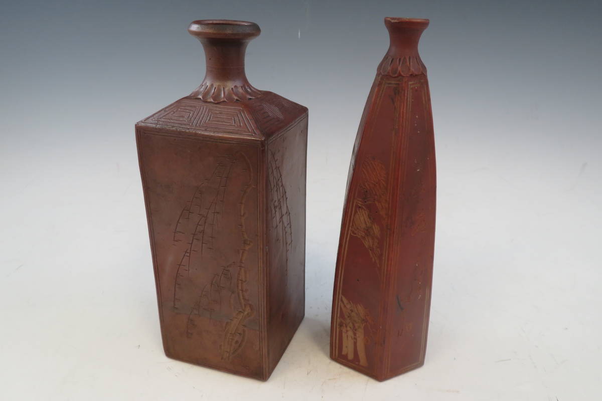 六角徳利古備前焼希少岡山県