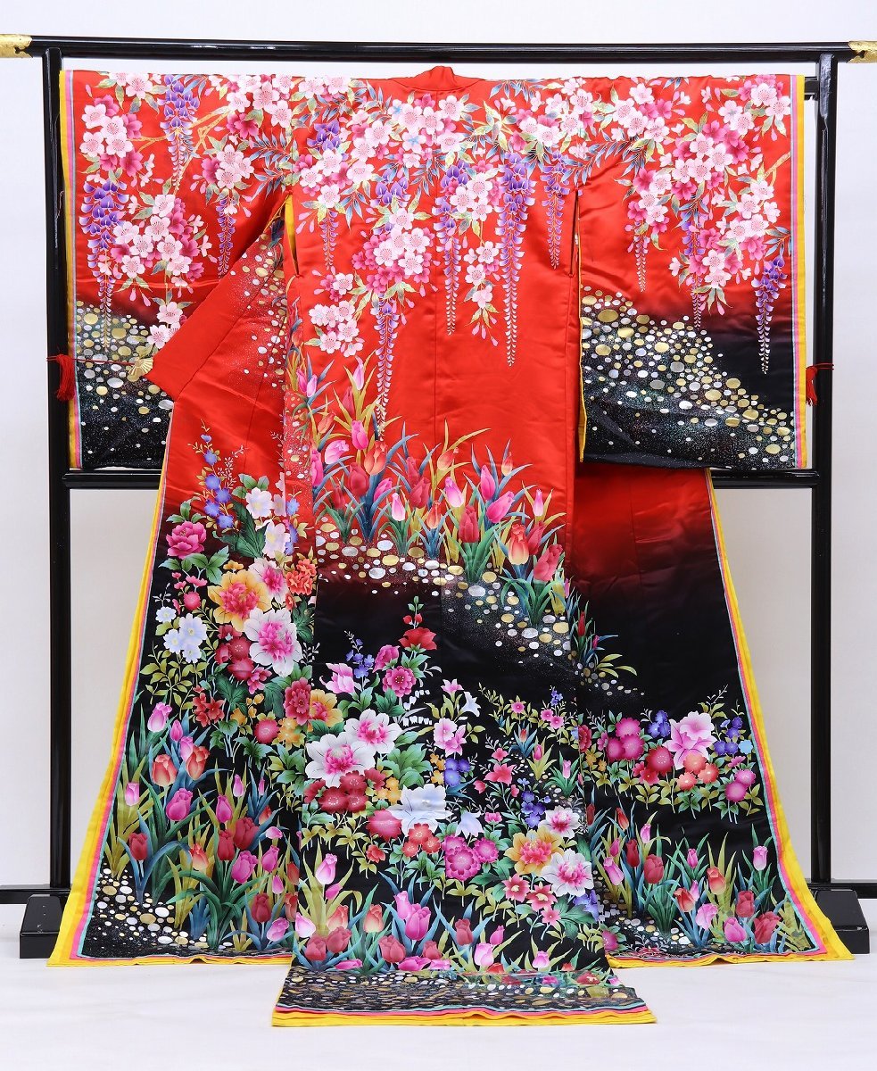 茶道具 京都嵯峨 嵯峨焼 橋本永豊作 肩衝茶入 紅牙瑞錦仕覆付 美品