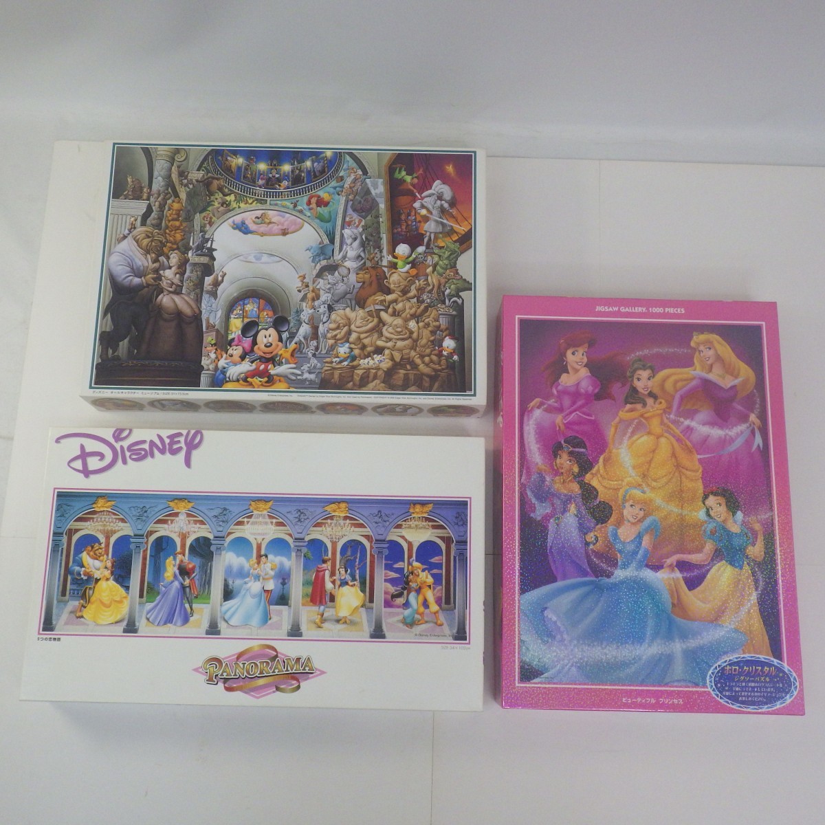ディズニーキャラクター パノラマジグソーパズル プリンセス 5つの恋