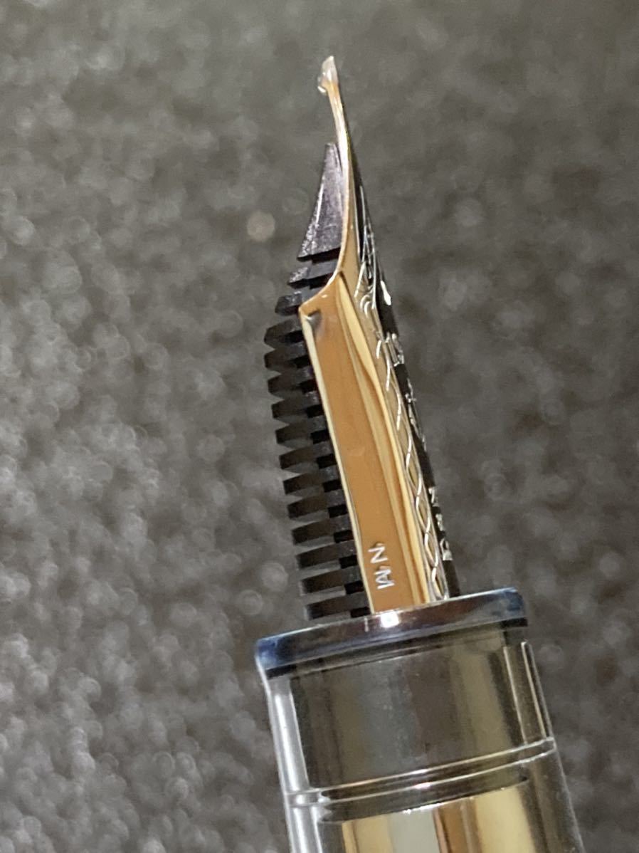 セーラー万年筆 長刀研ぎ 中字 透明軸 旧型 プロフィット21