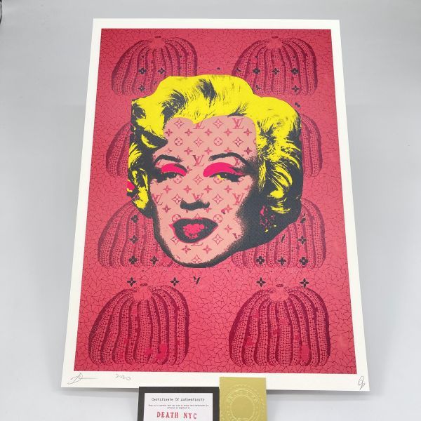 DEATH NYC 世界限定100枚マリリン・モンロー ANDY WARHOL 世界100部
