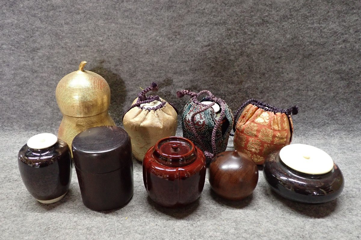 ☆082346 茶道具 茶入 仕覆 棗 大量 まとめて ☆