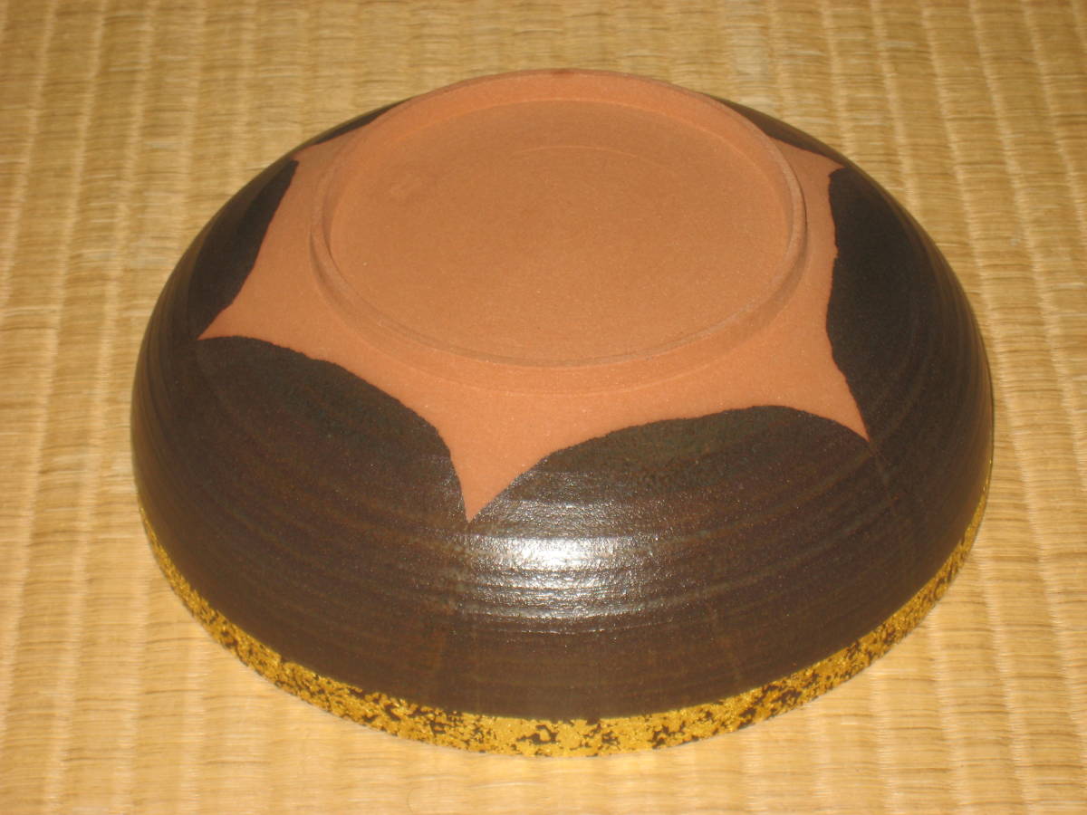 澤村陶哉金彩葡萄紋向附6客鉢