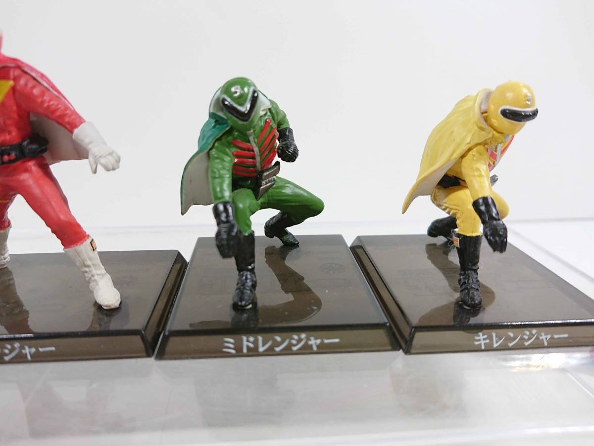 超造形魂コレクション 秘密戦隊ゴレンジャー5種 アカ アオ キ ミド