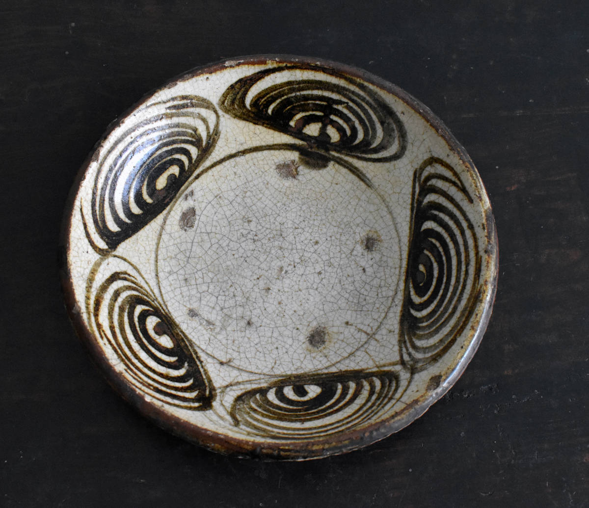 九谷焼 作家作品 谷敷正人 雅彩双鶴紋 花瓶