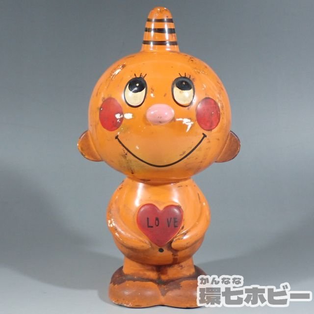 ☆昭和40年代 ストア 内藤ルネ 「小さなアクマ君」陶器製 貯金箱