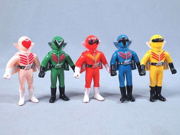 ポピー製 ゴレンジャー ソフビ 3体【当時物】