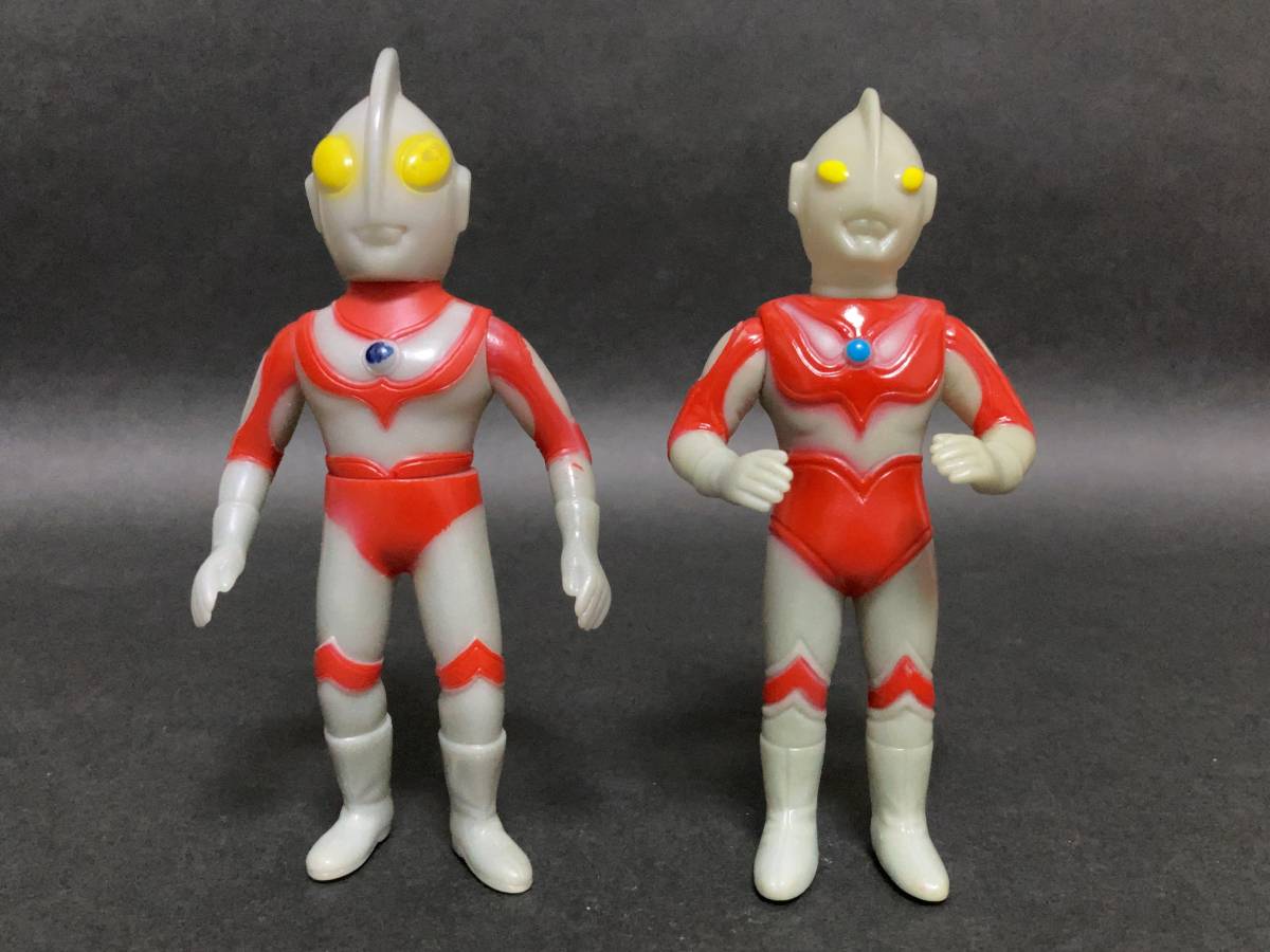 当時物！】ブルマァク 帰ってきたウルトラマン ミニサイズ ソフビ 2体