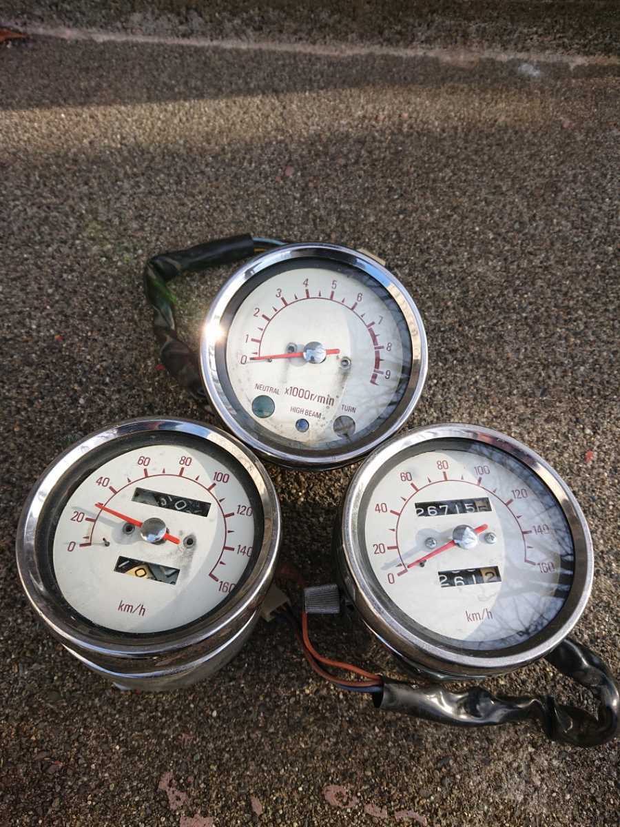 YAMAHA SR400 YAMAHA SR400 スピードメーター タコメーターセット 純正