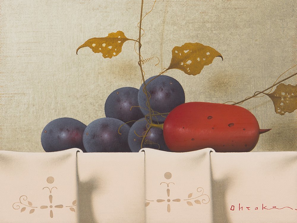 大竹山規「葡萄」SMサイズ 絵画 百貨店購入 【公式通販】