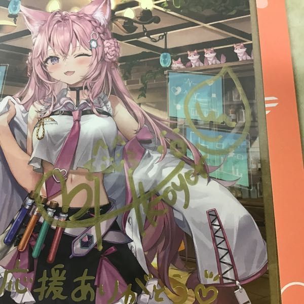 新品 ホロライブ 博衣こより 直筆サイン 2022誕生日記念グッズ フル
