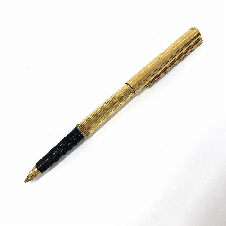 ○ジャンク デュポン S.T.DuPont 万年筆 ペン先 18ct 750 ゴールド