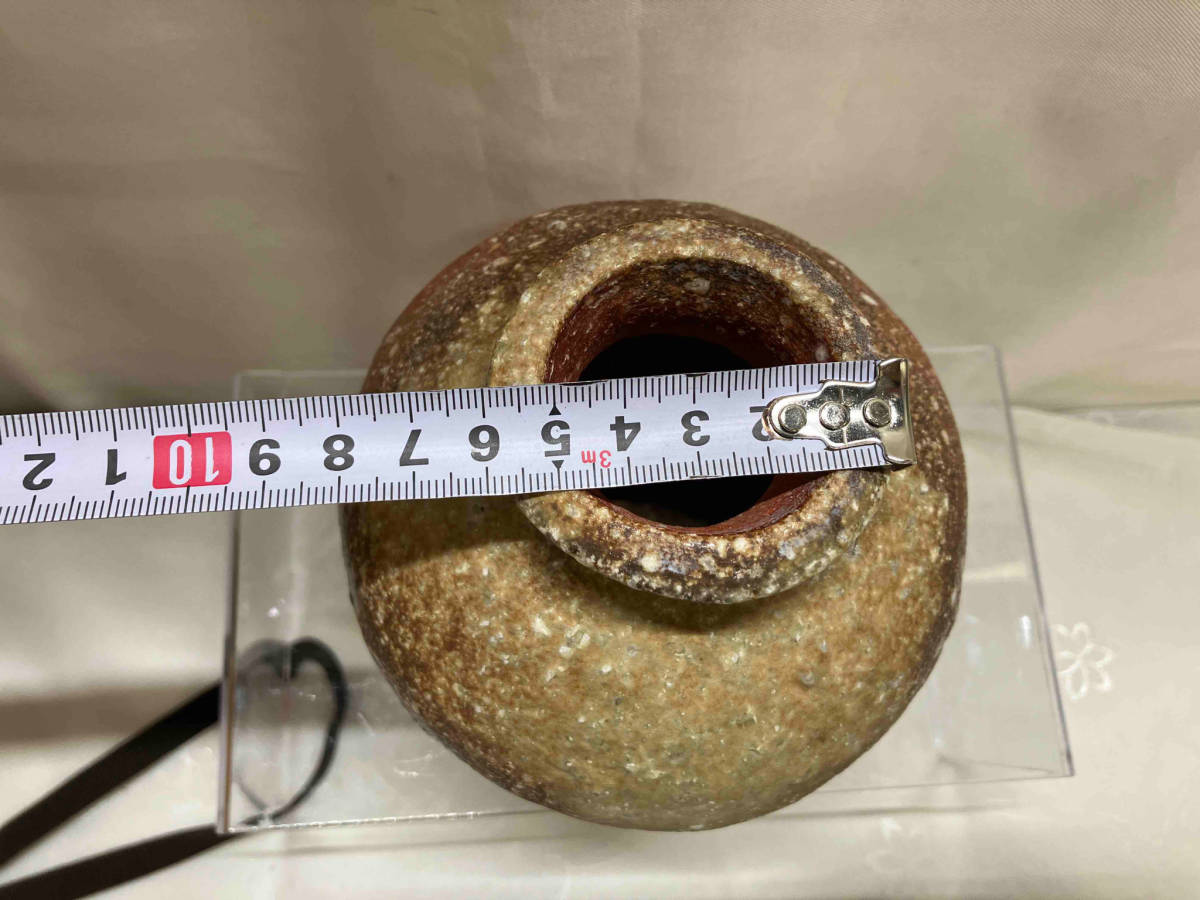 谷 清右ヱ門 信楽焼 壺 共箱 信楽焼 谷 清右エ門窯