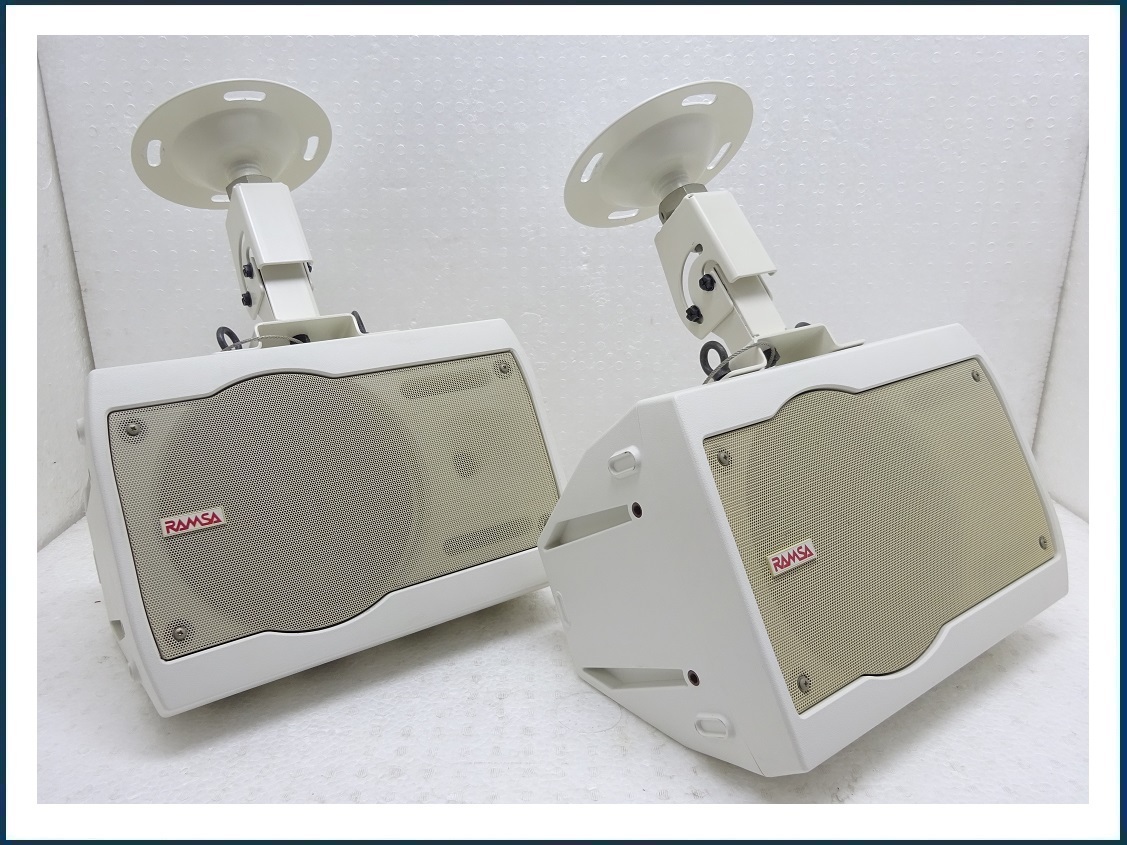 パナソニック RAMSA 20cm 2ウェイスピーカー WS-AT80-W ペア 純正