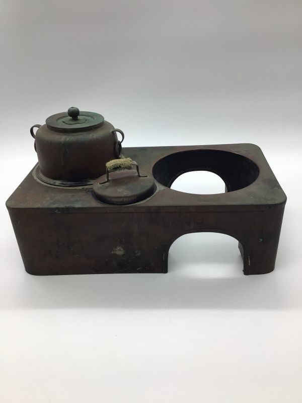 手打銅壺 長火鉢用銅壷 銅製 燗銅壷 酒燗器 懐石道具 古民具 時代物 酒