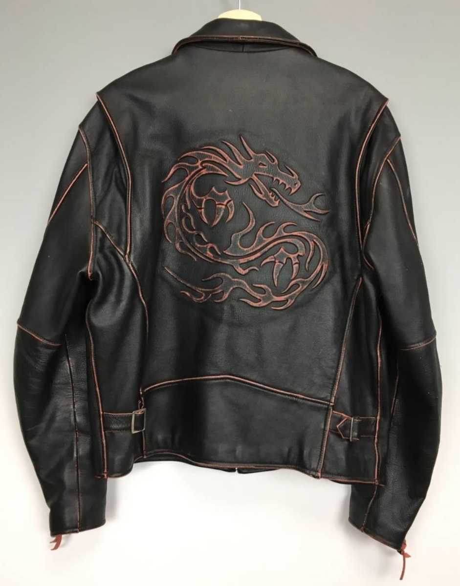 WIND ARMOR レザージャケット エンボス加工 avirex schott 【公式通販】