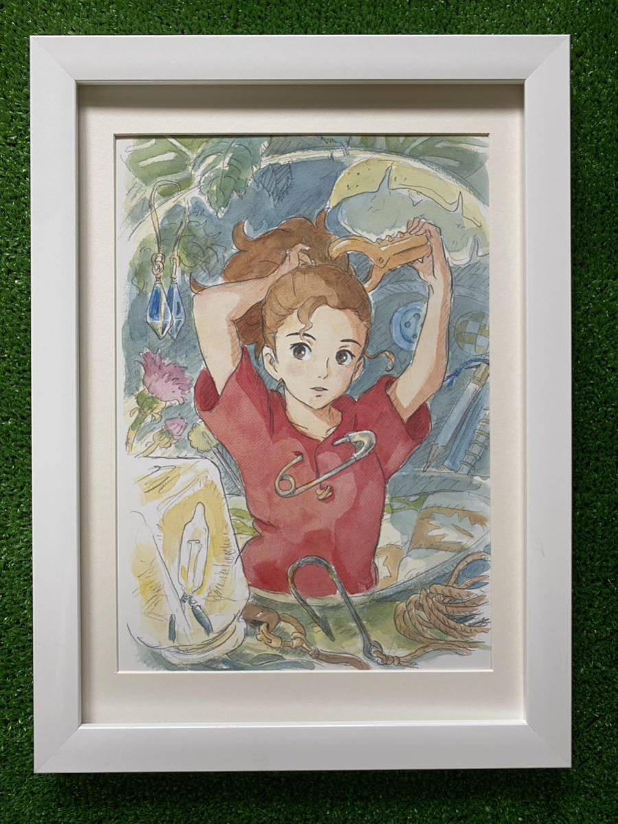 ジブリ 借りぐらしのアリエッティ パズル 額装品 アリエッティ 映画