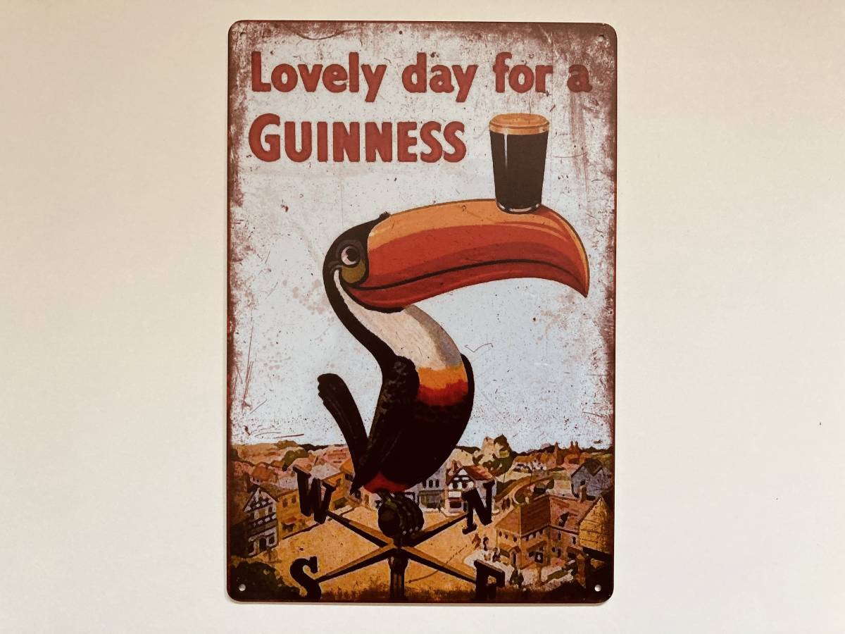 非売品・ギネスビール木製看板・ビンテージGuinness看板 【公式通販】