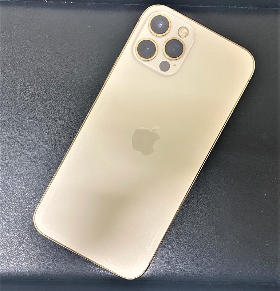 iPhone 12 Pro Max128GB ゴールド 画面ひびあり Apple iPhone 12 Pro