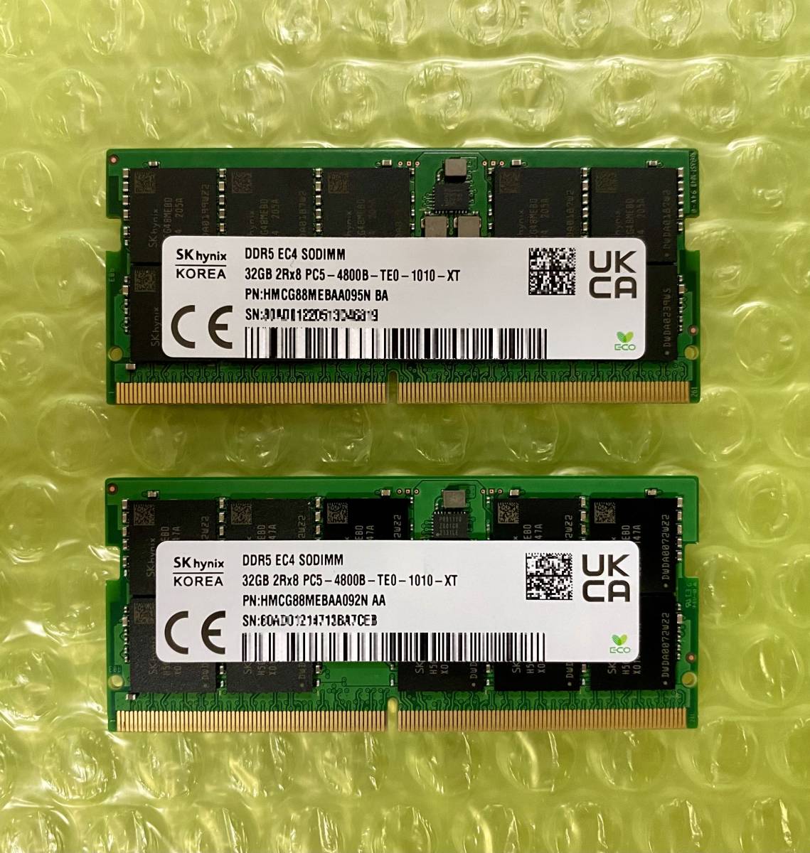 SODIMM DDR5 64GB (32GB x 2pcs) SK Hynix DDR5 64GB Kit SO-DIMM