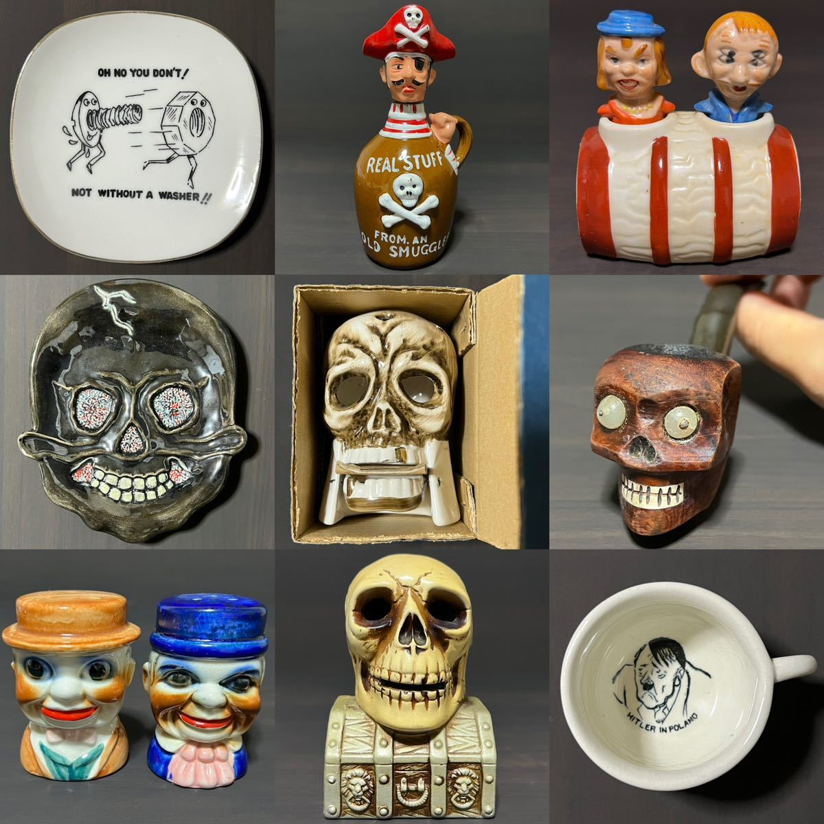 スカル ヴィンテージ 灰皿 【公式通販】