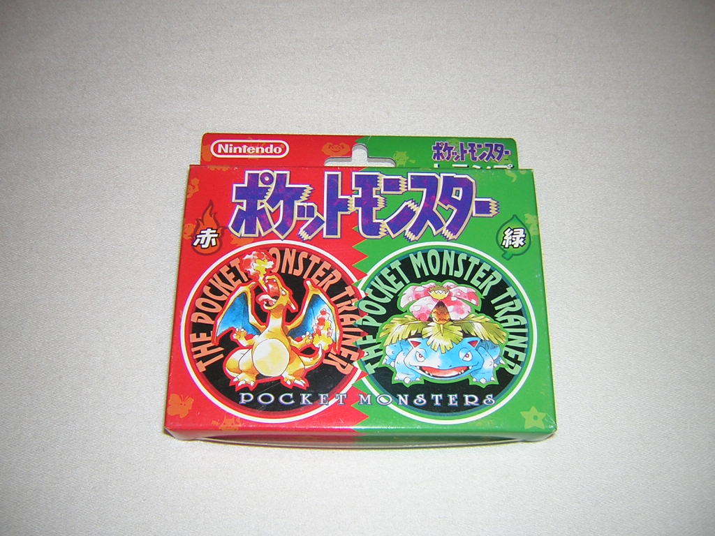 ポケモン トランプ 赤 緑 新品未使用 ポケットモンスター 未使用