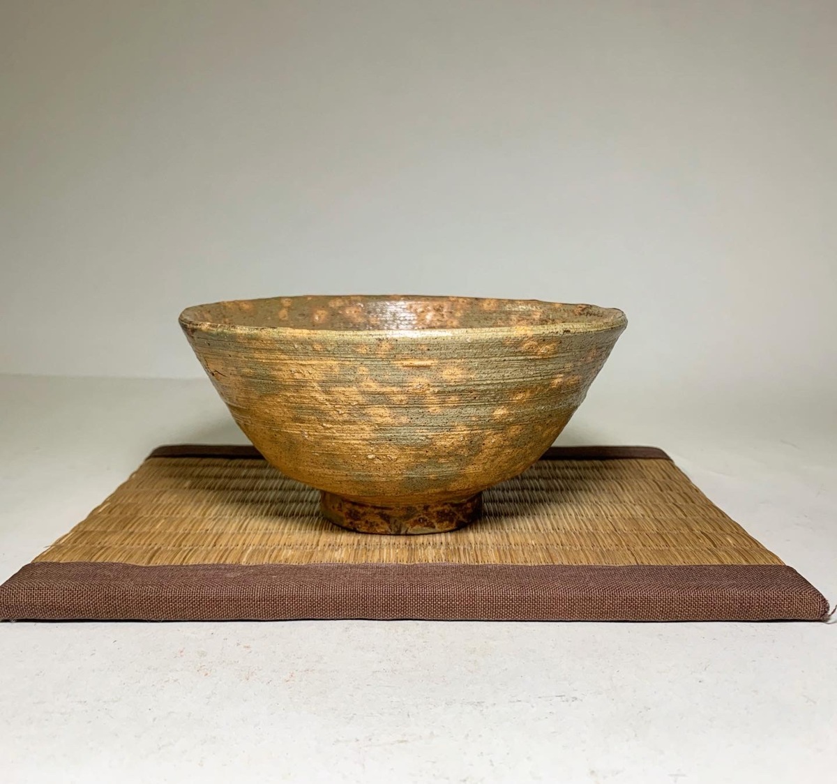 京都 十一代 長岡空権 (住右衛門) 造 楽山焼 茶碗 共箱