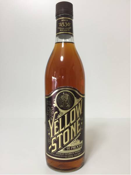 古酒 旧ボトル イエローストーン YELLOW STONE 7年 91PROOF バーボン