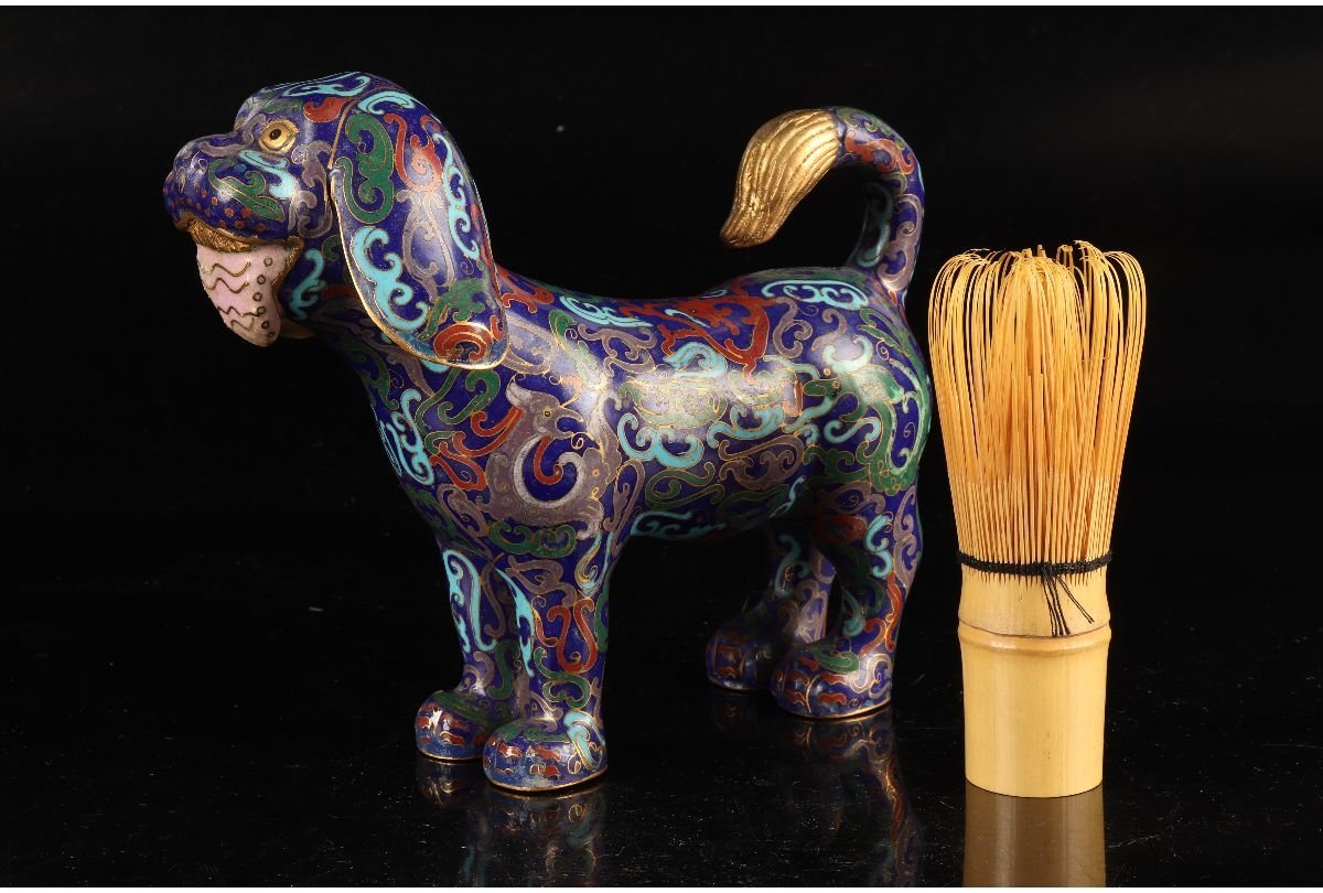 柴犬 土渕啓諭 清水焼 青磁 犬 置物 日本犬 陶器 オブジェ 京焼 - メルカリ