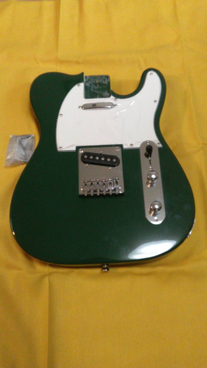 メーカー不明テレキャスタイプボディー・グリーン メーカー不明