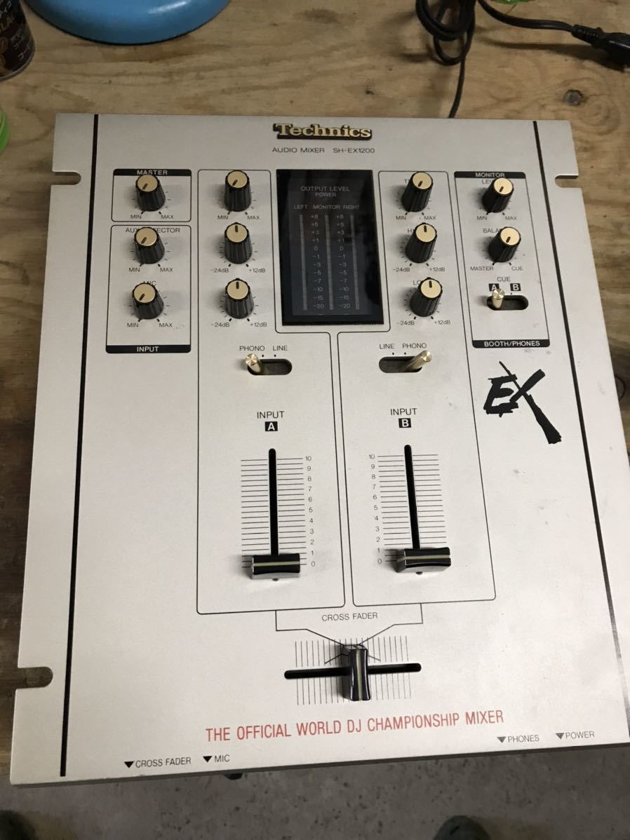 中古品 Technics テクニクス DJミキサー SH-EX1200 Technics SH-EX1200