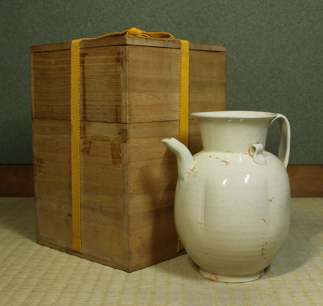 秘蔵品 定窯白磁水注・宋時代 中国古玩