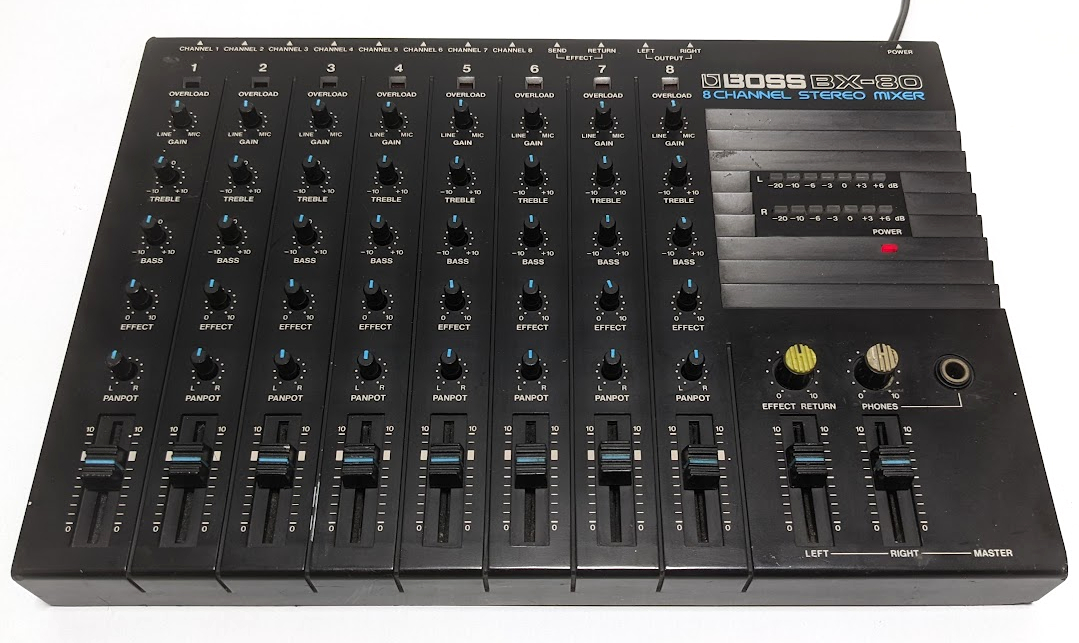 BOSS BX-8 8ch ステレオミキサー 純正アダプターあり 【公式通販】